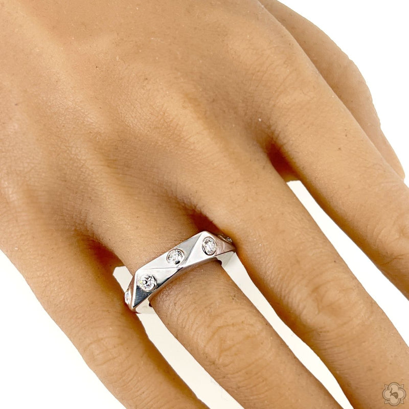 Bezel Eternity Ring 70663 - Image 4