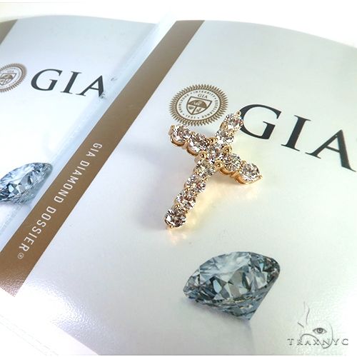 Big Ben 50 Pointer Gia Certificated Diamond Cross Pendant 68036 - Image 5