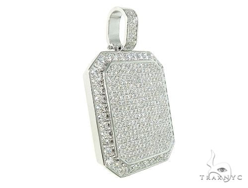 Big Size Custom Diamond Charm Pendant 66013 - Image 2