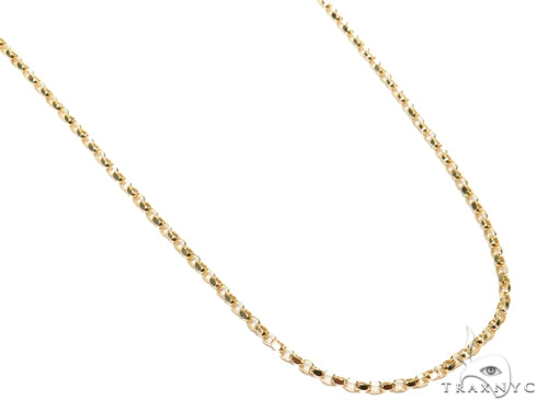 Cable Gold Chain 18 Inches 1mm   40913 - Image 1