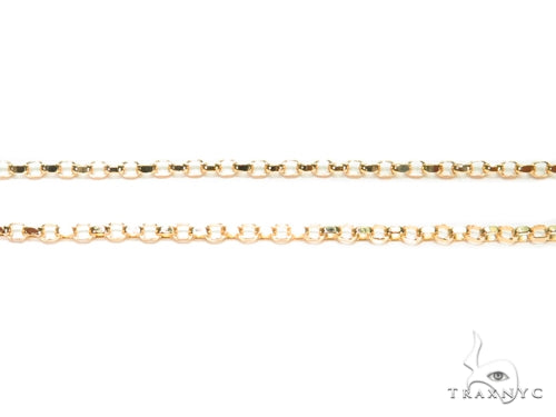 Cable Gold Chain 18 Inches 1mm   40913 - Image 2