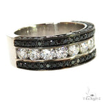 Black And White Diamond Ring 67866 - Image 2