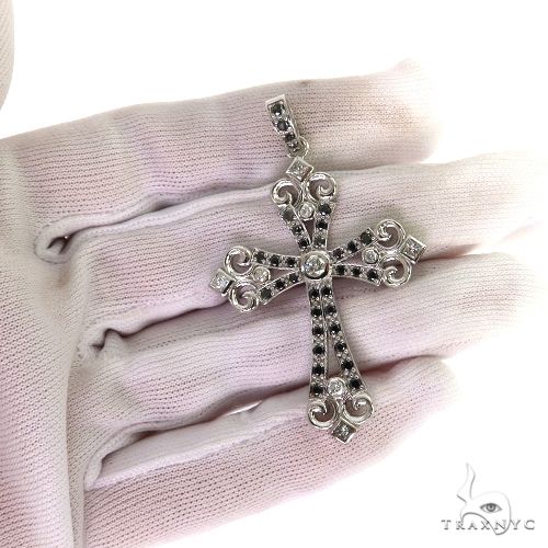 Black Diamond Cross Pendant 68867 - Image 7