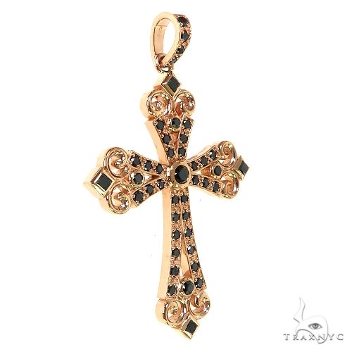 Black Diamond Celestial Cross Pendant 68860 - Image 2