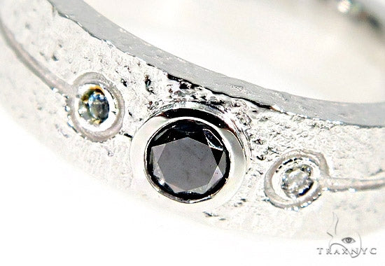 Black Diamond Topaz Couple Ring 49774 - Image 3