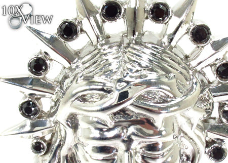 Black Diamond XL Jesus Head Pendant 29109 - Image 3