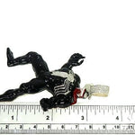 Black Enamel Silver Diamond Venom Pendant 66366 - Image 7
