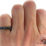 Black Diamond Eternity Wedding Ring 28457 - Image 6
