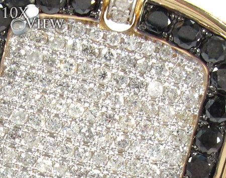 Black Outline Diamond Dog Tag 2 27097 - Image 3