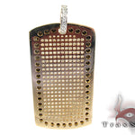 Black Outline Diamond Dog Tag 2 27097 - Image 4