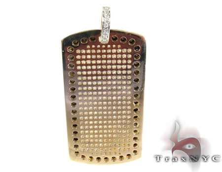 Black Outline Diamond Dog Tag 2 27097 - Image 4