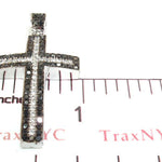 Black and White Diamond Cross Crucifix 26331 - Image 8