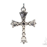 Black and White Diamond Cross Crucifix 40928 - Image 4