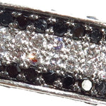 Black and White Diamond Wedding Band 40772 - Image 2