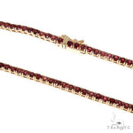 Blood Red Sapphire Tennis Chain 67289 - Image 3