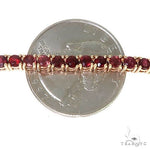 Blood Red Sapphire Tennis Chain 67289 - Image 6