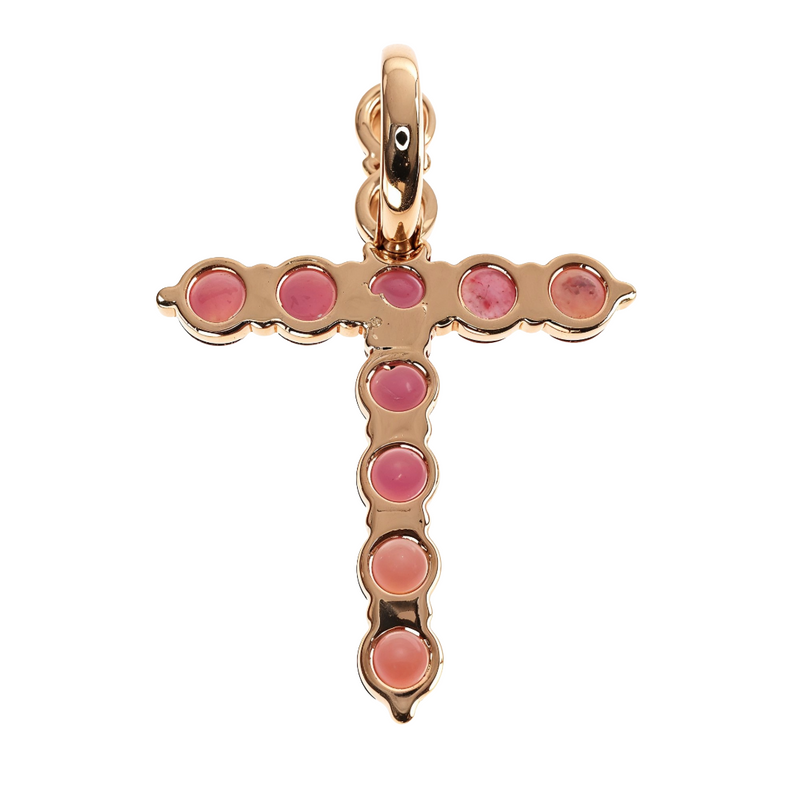 Blood Red Sapphire Cross 66977