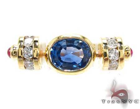 Blue Angel Wings Diamond Ring 26015 - Image 2