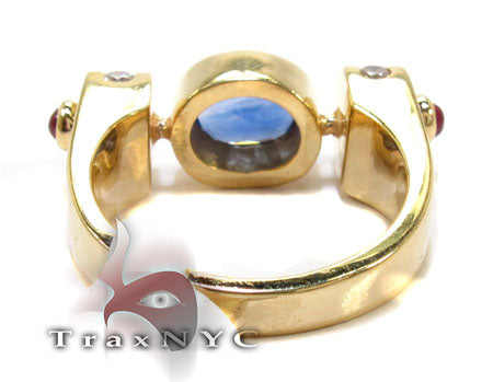 Blue Angel Wings Diamond Ring 26015 - Image 6