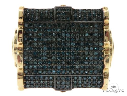 Blue Diamond Ring 63883 - Image 2