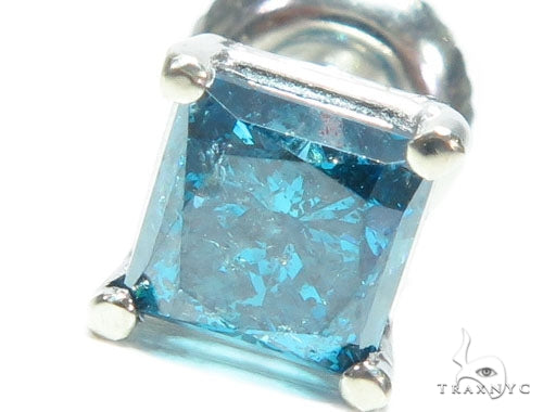 Blue Diamond Single Earring 41583 - Image 2