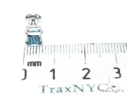 Blue Diamond Single Earring 41583 - Image 5