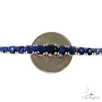 Blue Graduated Sapphire Tennis Chain 67340 - Image 4