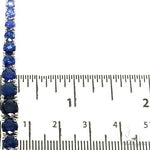 Blue Graduated Sapphire Tennis Chain 67340 - Image 6