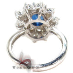 Cornflower Blue Sapphire Diamond Ring 30466 - Image 6