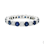 Blue Sapphire Diamond Ring 43118 - Image 1