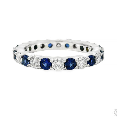 Blue Sapphire Diamond Ring 43118 - Image 1
