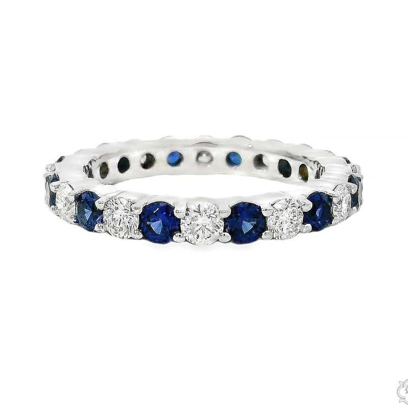 Blue Sapphire Diamond Ring 43118 - Image 1