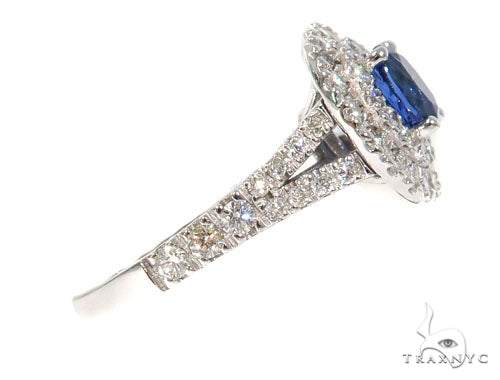 Blue Sapphire Diamond Ring 48989 - Image 4
