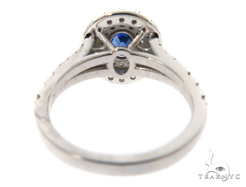 Blue Sapphire Diamond Ring 48989 - Image 5