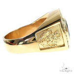 Blue Sapphire Diamond Ring 67207 - Image 3