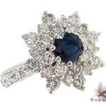 Sapphire & Diamond Bouquet Ring 32017 - Image 1