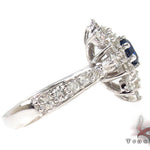 Sapphire & Diamond Bouquet Ring 32017 - Image 4