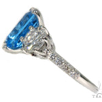Blue Topaz Statement Ring 45413 - Image 4