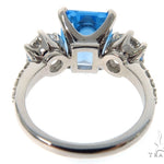 Blue Topaz Statement Ring 45413 - Image 5