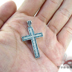 Blue and White Diamond Cross 26332 - Image 4