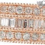 Brilliant Engagement Ring for Men with Diamonds 34188 - Image 3