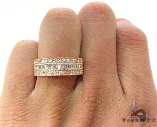 Brilliant Engagement Ring for Men with Diamonds 34188 - Image 7