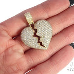 Broken Heart With Red Enamel 65531 - Image 5