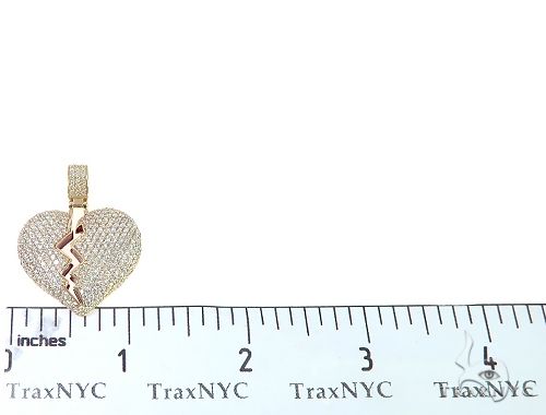 Broken Heart With Red Enamel 65531 - Image 6