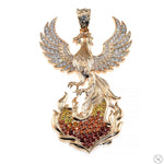 The Phoenix Bird Of Burning Flames Pendant 70535 - Image 1