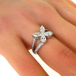 Butterfly Diamond Ring (Lab) 69780 - Image 7