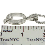 CZ Silver Initial(Q) Pendant 24 Inches Franco Chain Set 58485 - Image 5