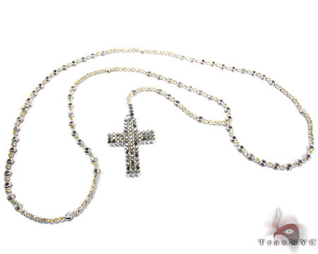 Canary Black Diamond Rosary Chain 25401 - Image 1