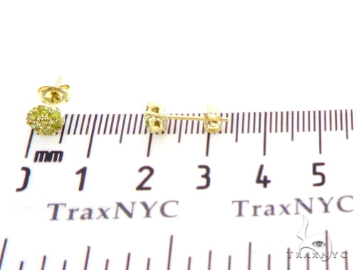 Canary Flower Earrings 5348 - Image 6