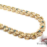 Canary and Blue Diamond Chain 54 Inches 5mm   28458 - Image 2
